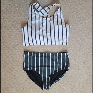 Albion Fit Two Piece Swimsuit XL top large bottom